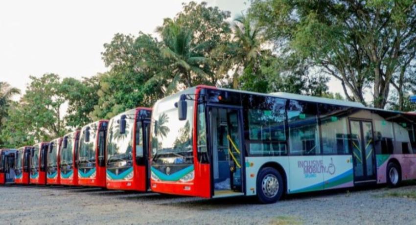 New metro buses docked at Colombo Port, bound for nine city routes