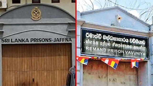 Prison emergency response mechanism extended to Vavuniya and Jaffna