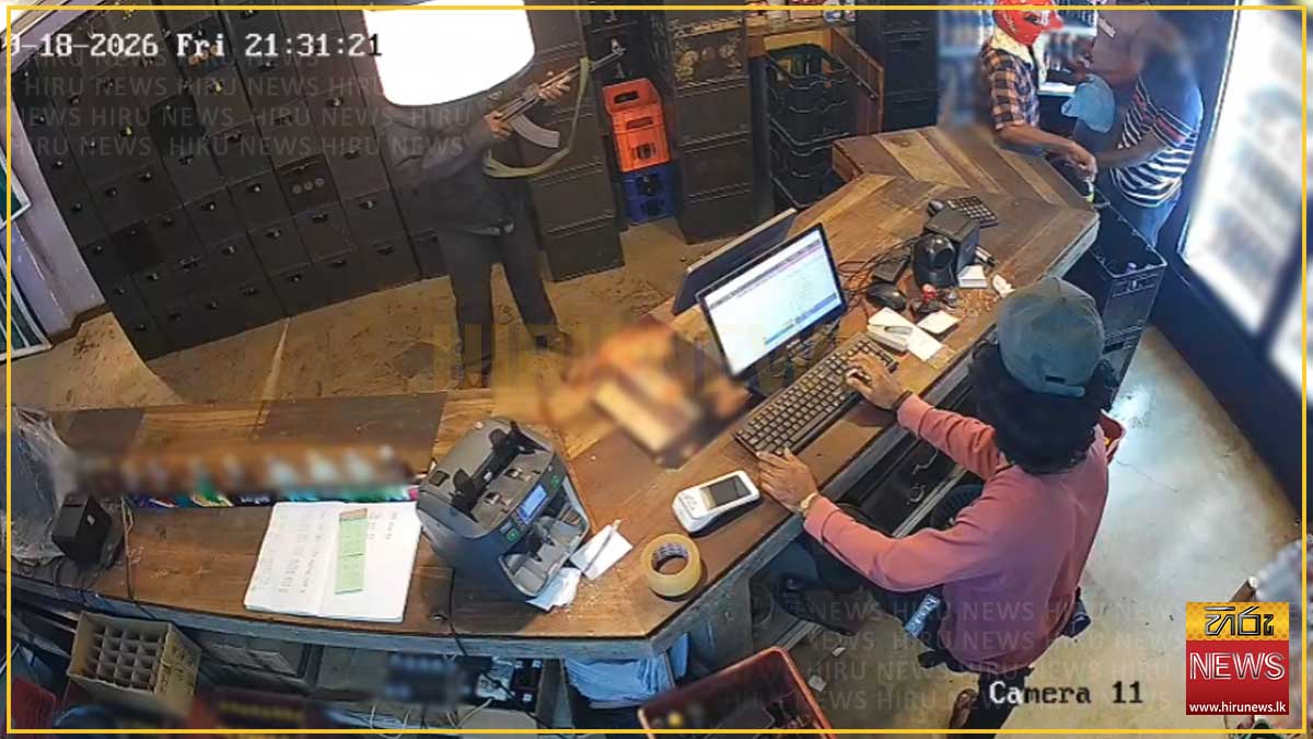 Police sergeant among two arrested over T-56 robbery at Trincomalee liquor store