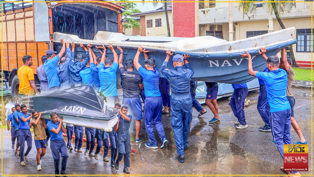 Navy puts 171 disaster relief teams on standby and deploys 14 inland