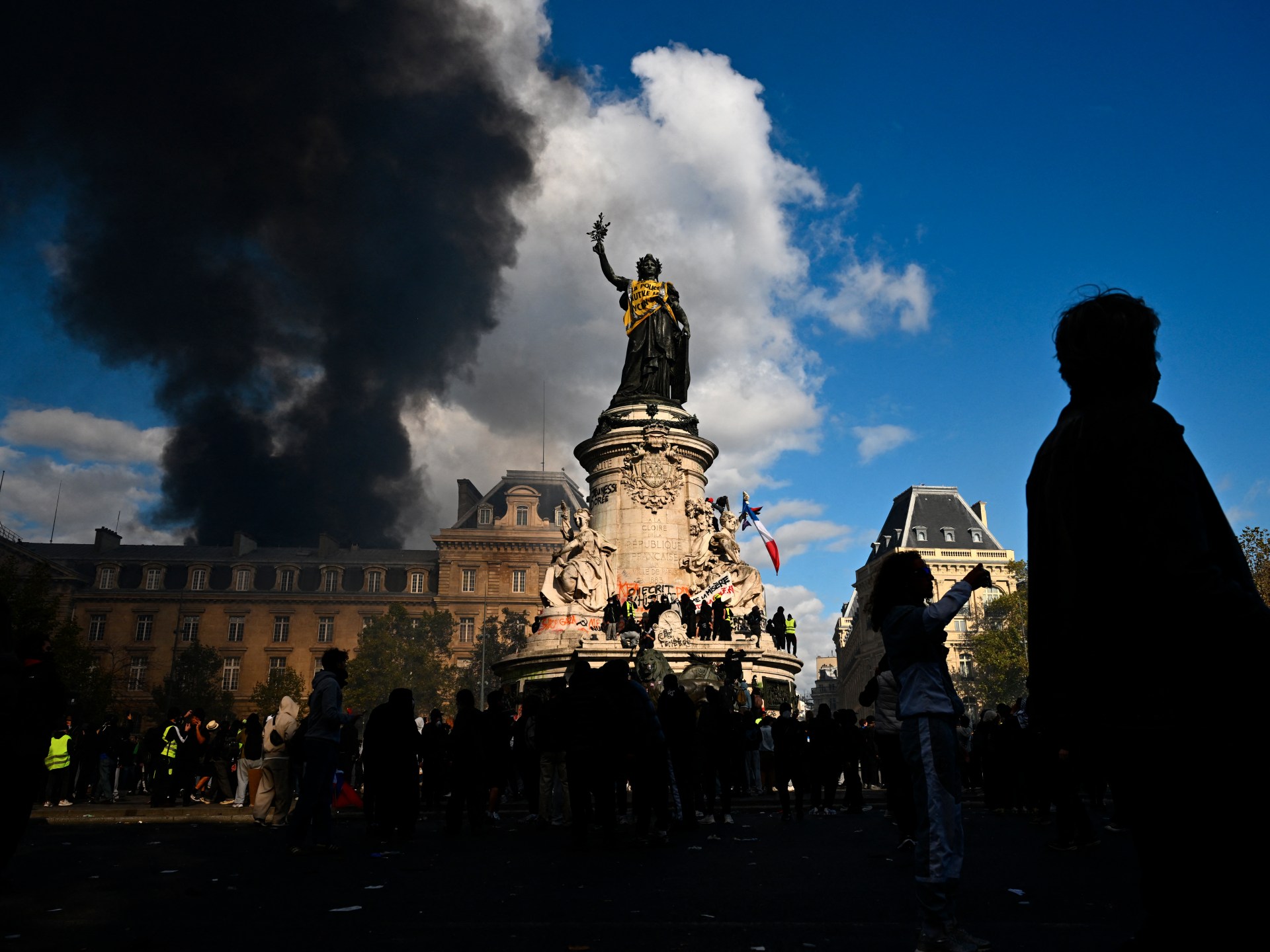 France arrests pass 1,200 after biggest protest day in decades