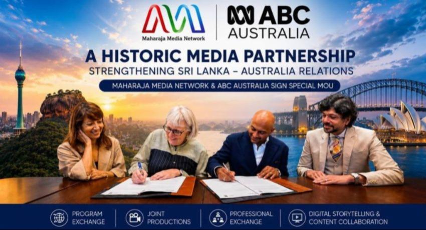 ABC Australia and Maharaja Media Network sign MoU to 'brand Sri Lanka to the world'