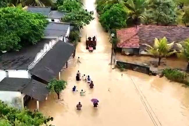Adverse weather toll climbs past 31,000 across eight districts; Gampaha worst hit