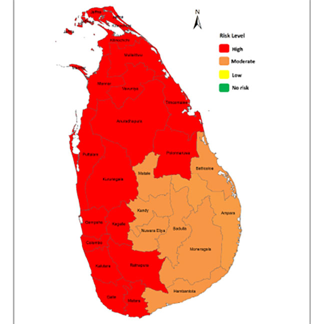 Amber rain advisory issued as Kesbewa records 204mm in 22 hours