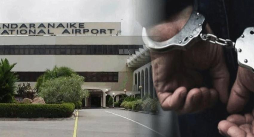 Two foreigners arrested at BIA with Rs.7.5m in smuggled cigarettes