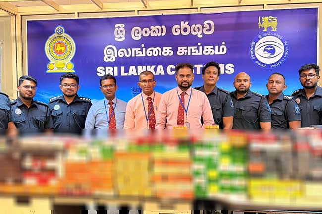 Six Chinese Nationals Arrested at BIA Over Rs. 11 Million Cigarette Haul