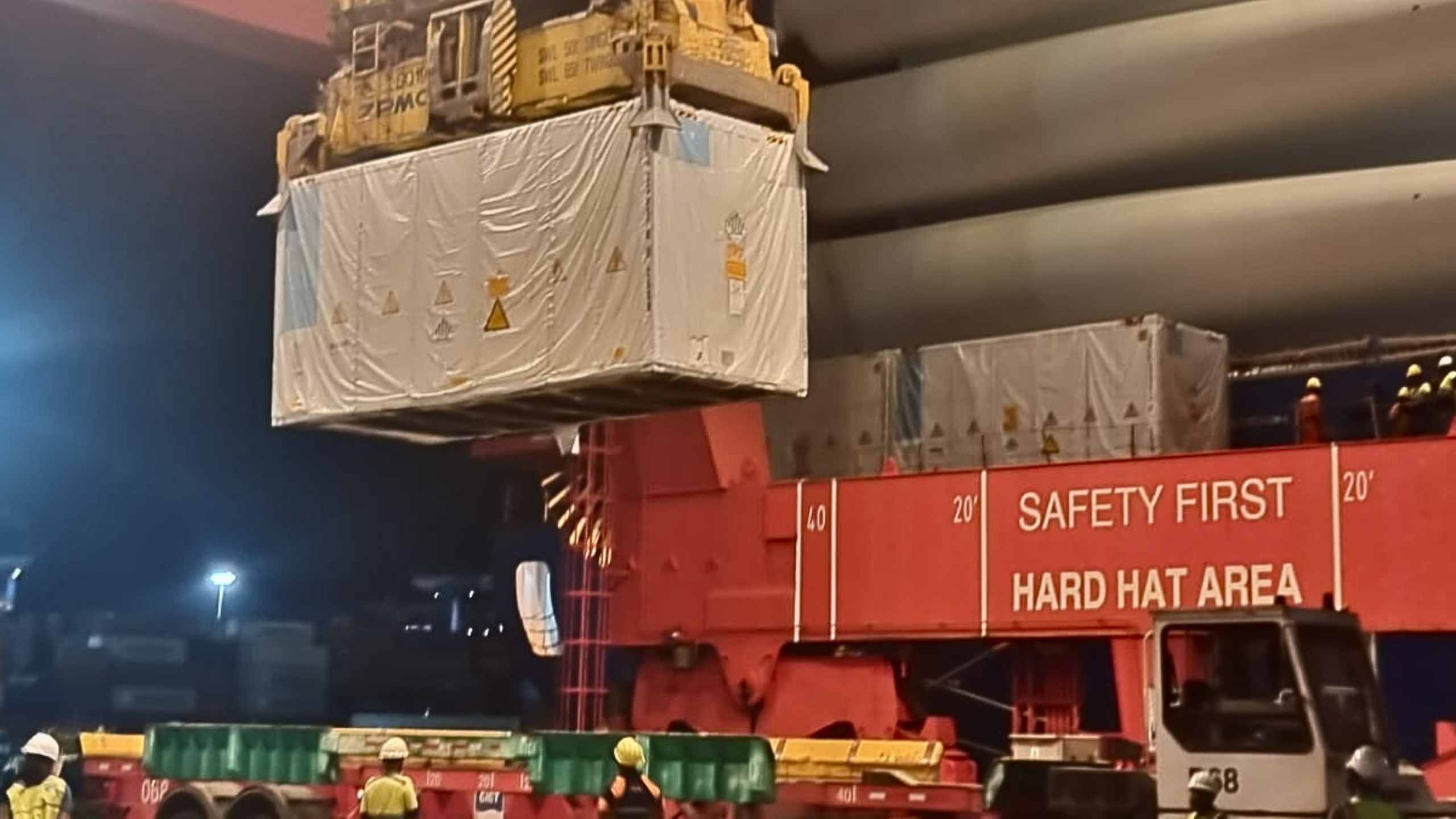 CICT discharges record 2,241-tonne battery storage shipment in midnight Colombo Port operation