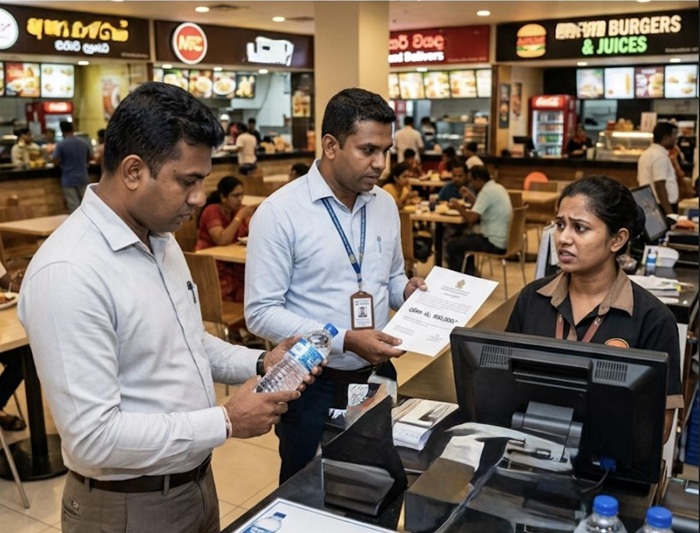 Colombo mall food court fined Rs. 500,000 for overcharging bottled water