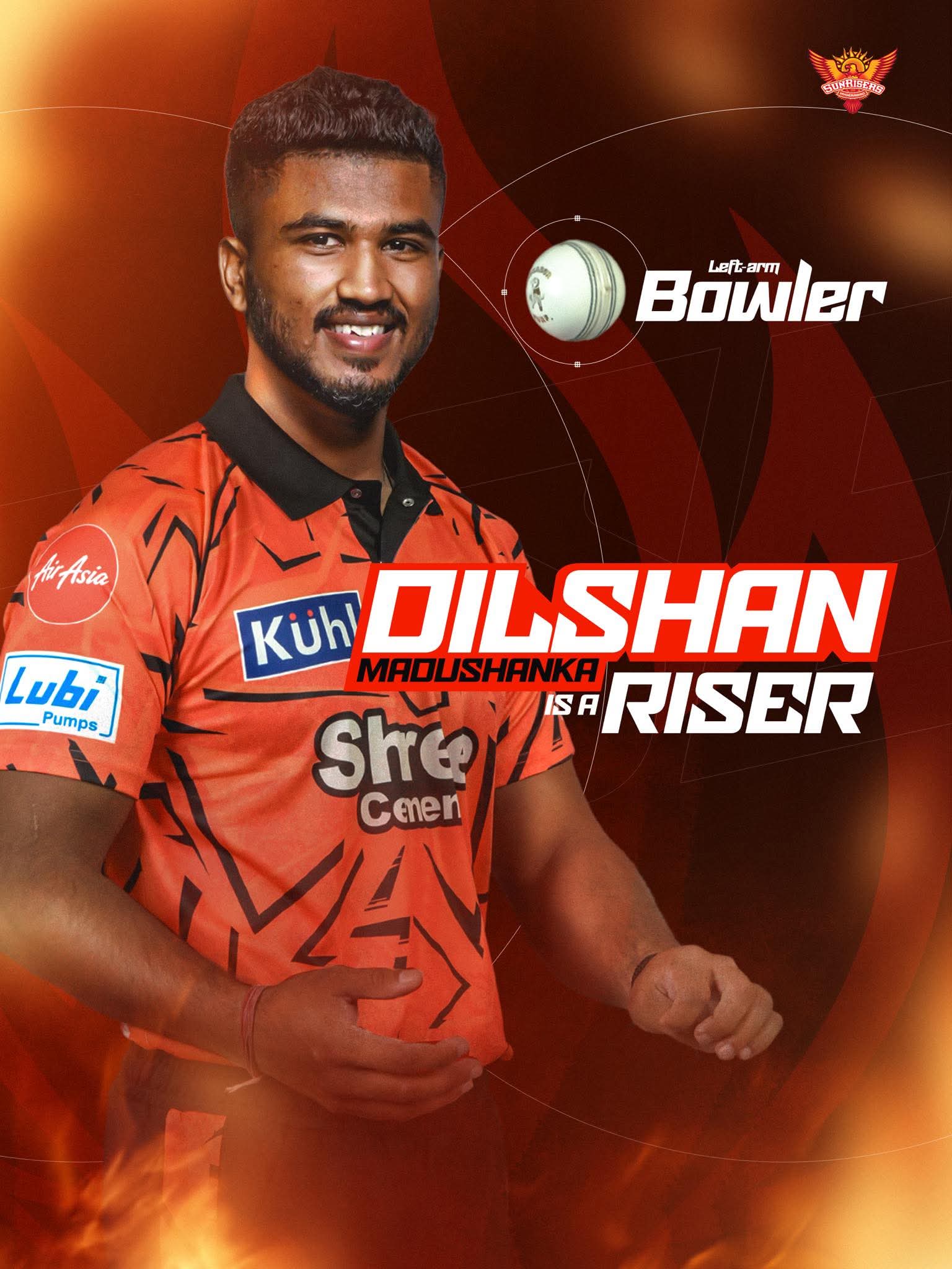 Dilshan Madushanka Joins Sunrisers Hyderabad as IPL 2026 Replacement