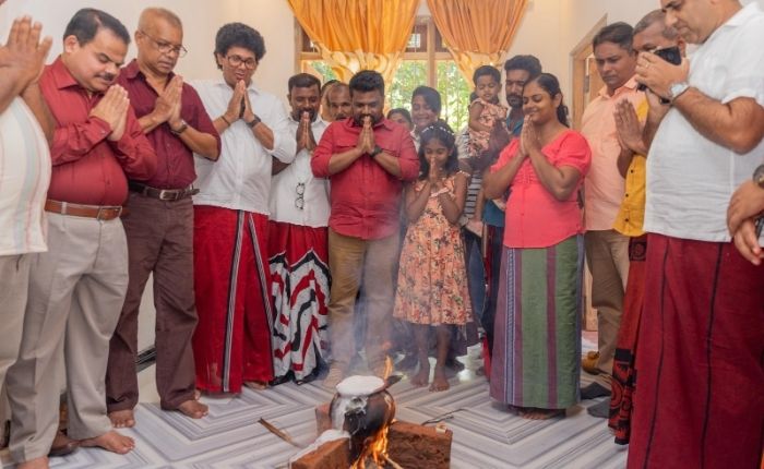 President Dissanayake Marks Avurudu at Cyclone Ditwah Rebuilt Home in Anuradhapura