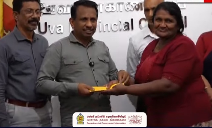 First Cyclone Ditwah Housing Cheques Distributed to 23 Badulla Families