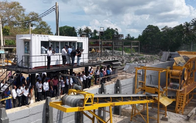 Sri Lanka opens Ekala construction-waste recycling centre under Clean Sri Lanka programme