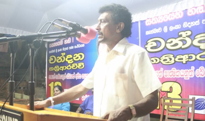 Former MP Chandana Kathriarachchi Arrested with Weapons Cache at Piliyandala Home