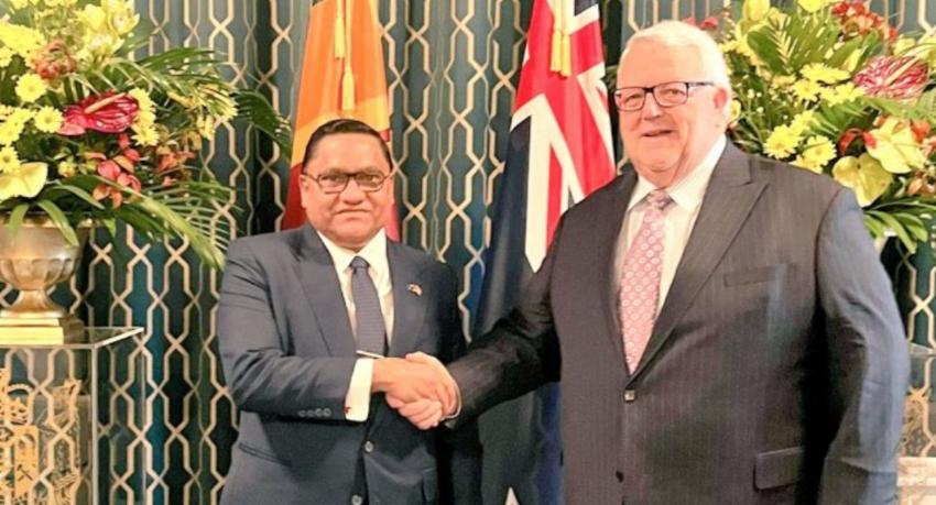 Foreign Minister Herath Holds Bilateral Talks with New Zealand Speaker