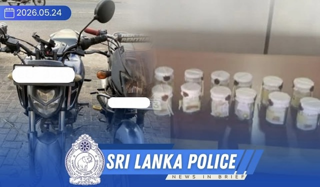Pannipitiya Man Held Over Chain-Snatching, Motorcycle Thefts Across Colombo District