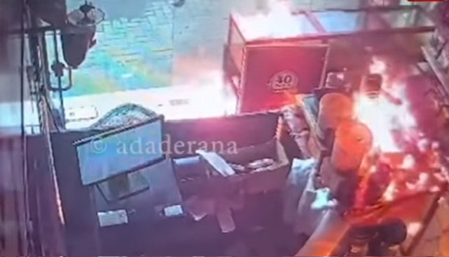 Husband arrested for setting wife on fire with petrol in Angoda