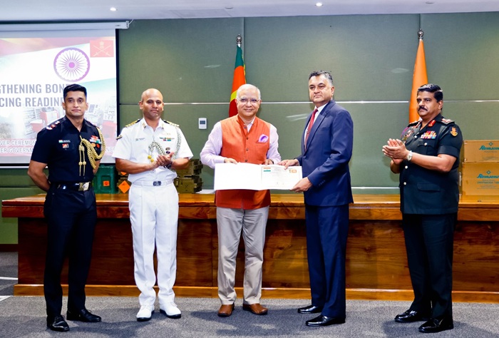 India donates USD 5 million in defence and medical equipment to Sri Lanka Army