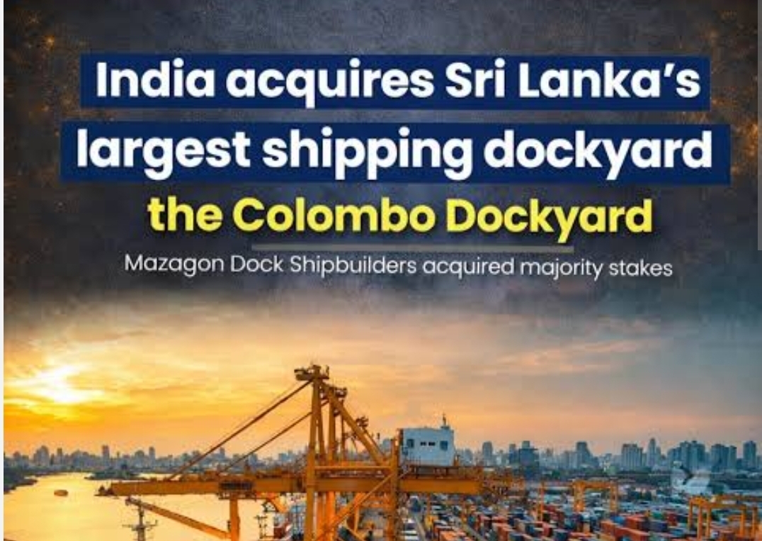 India Calls Colombo Dockyard Takeover a 'Strategic Sector' Investment