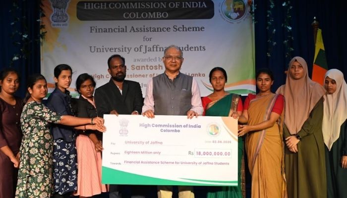 India lifts University of Jaffna grant to Rs.7,500 per month; cohort to grow to 400 by year four