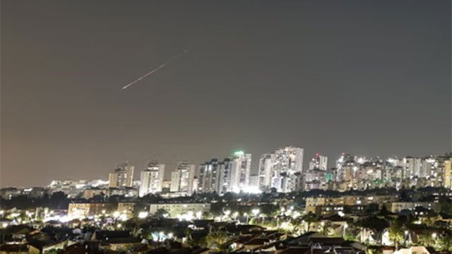 Israel strikes military targets in western and central Iran after missile barrage