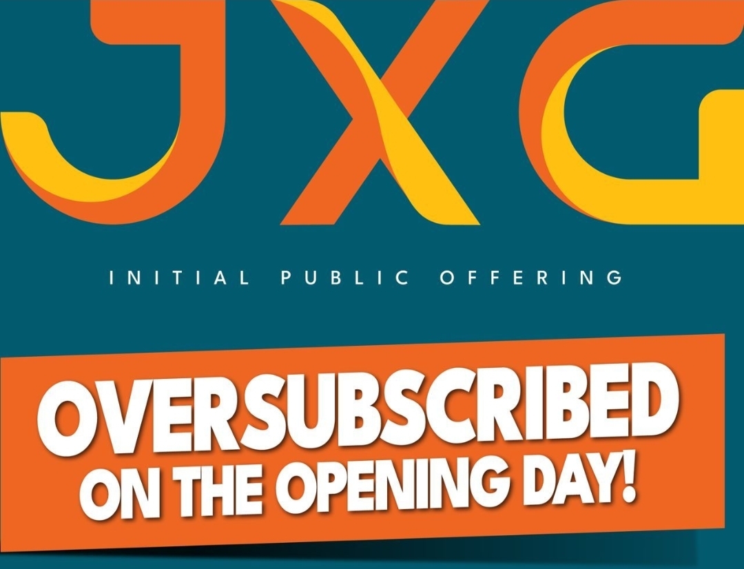 JXG IPO Oversubscribed on Opening Day, Fully Closes With Rs. 5bn Raised