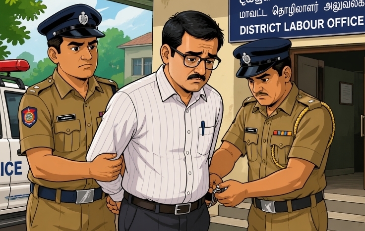 Labour Officer Jailed Six Years Over Rs. 15,000 Bribe Taken in 2009