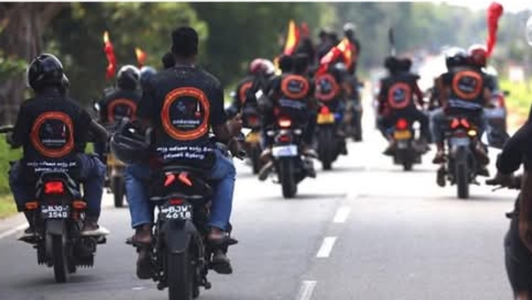 Three arrested over viral helmetless motorcycle ride in Mullaitivu