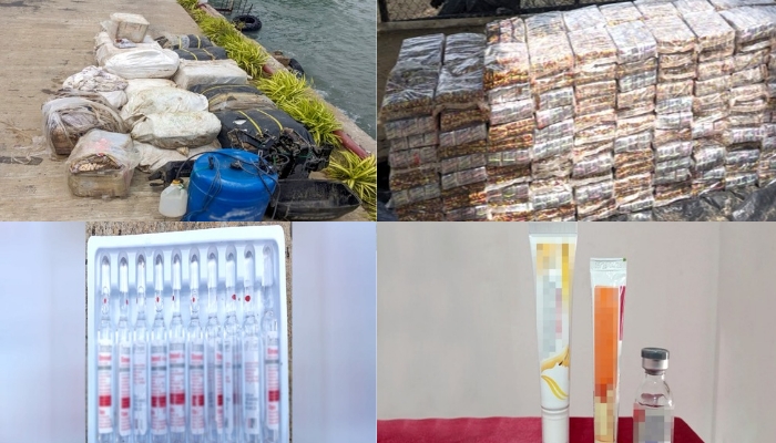 Navy seizes 177kg of Kendu leaves and 354,000 tablets off Alankuda, Puttalam