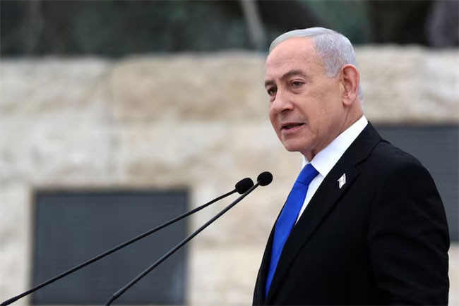 Netanyahu says he wants to end Israel's dependence on US military aid within a decade