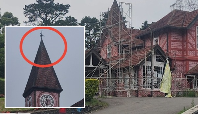 Activists Allege Police Inaction Over Missing Lightning Conductor At Nuwara Eliya Post Office