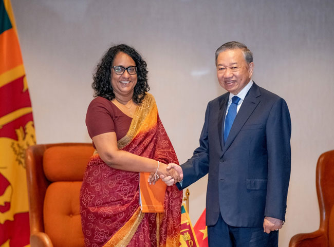PM Harini holds Hilton bilateral with Vietnamese President Tô Lâm to deepen partnership