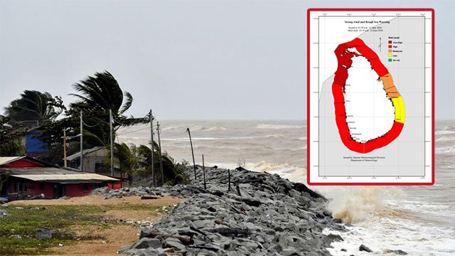 Met Department issues 'Red' advisory for strong winds and rough seas off northern coast