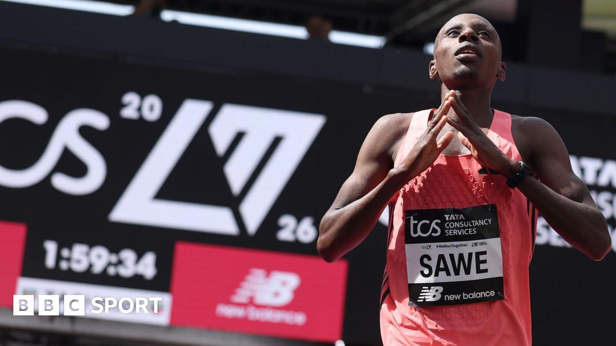 Sabastian Sawe Wins London Marathon in 1:59:30, First Sub-Two-Hour Time in Competitive Race