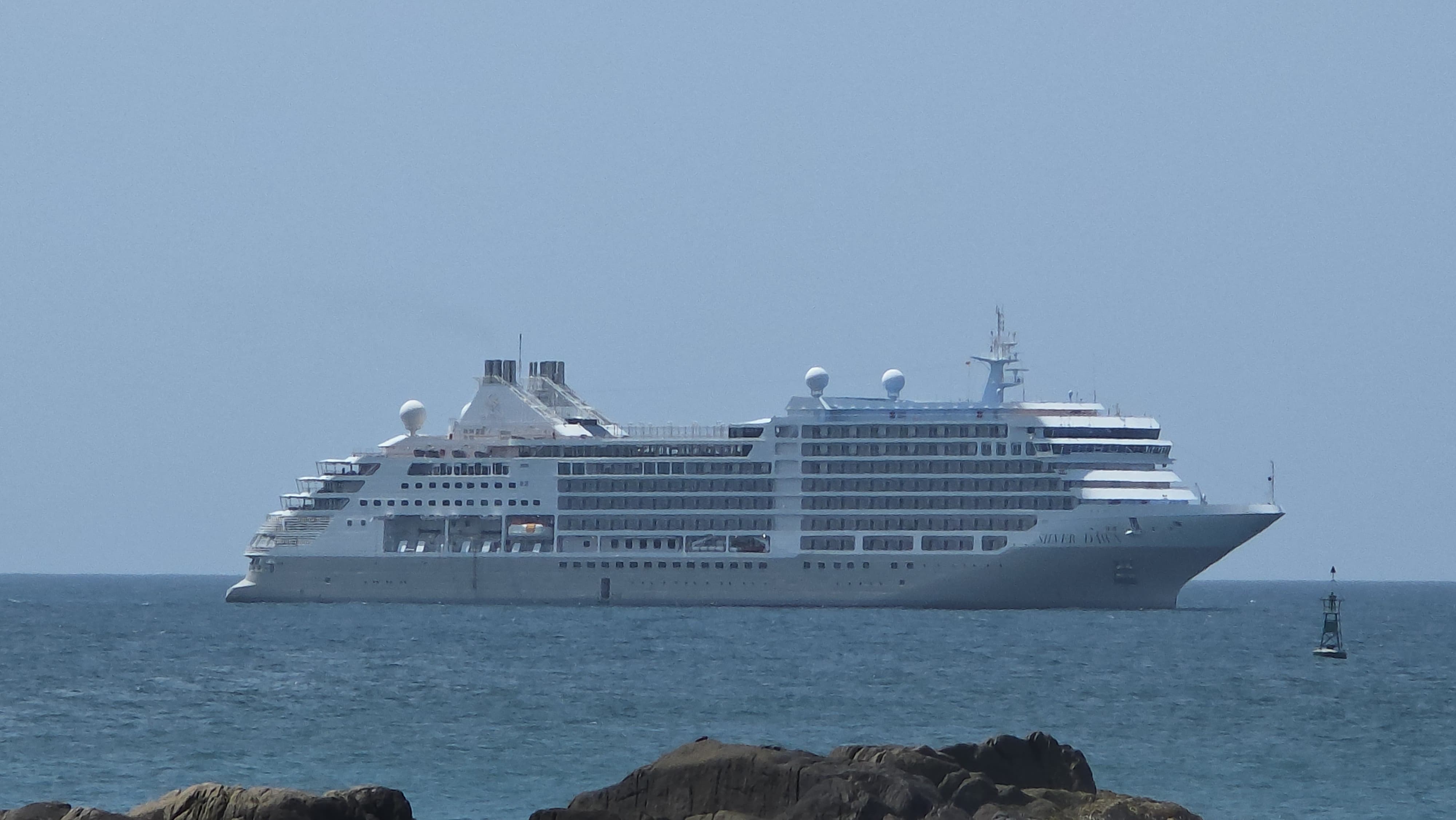 Ultra-Luxury Cruise Ship Silver Dawn Docks at Galle with 1,007 Onboard