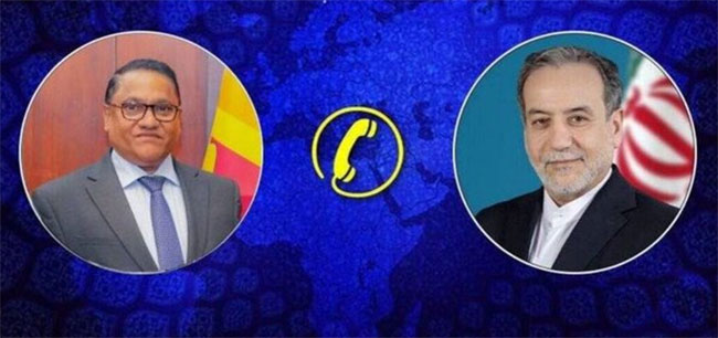 Iran's FM Araghchi Calls IRIS Dena Attack 'War Crime' in Call With Herath