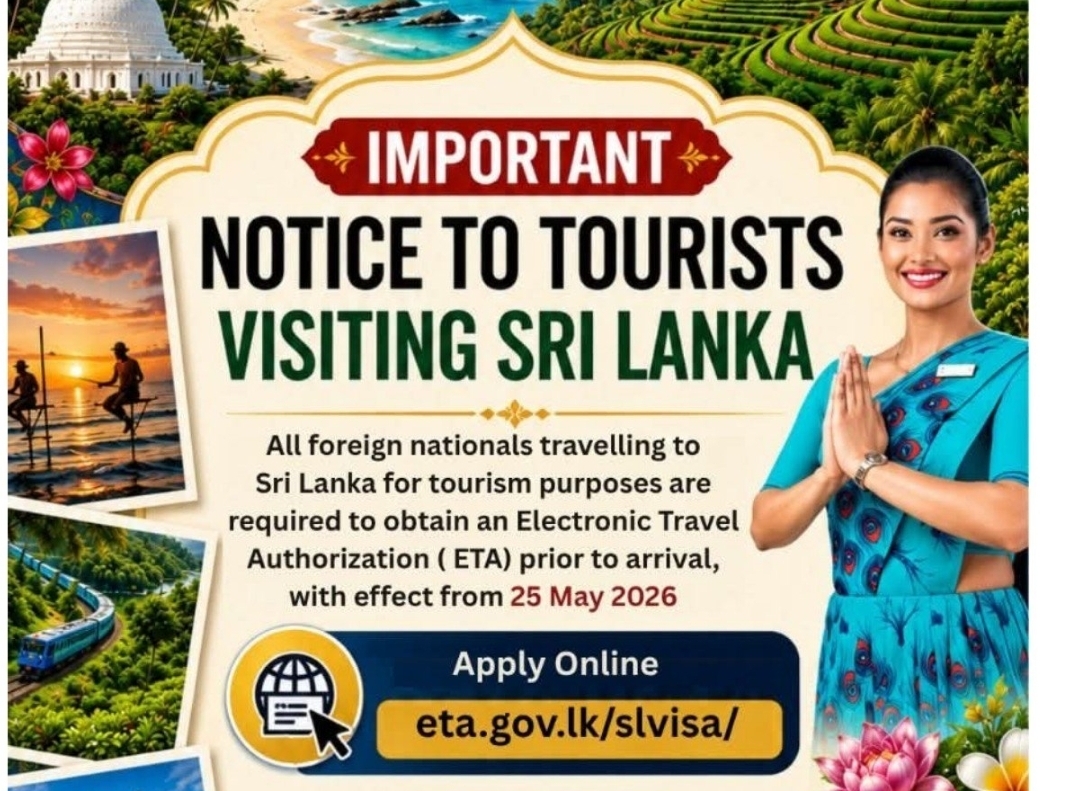 Sri Lanka rolls out free 30-day tourist ETA for 40 countries from May 25