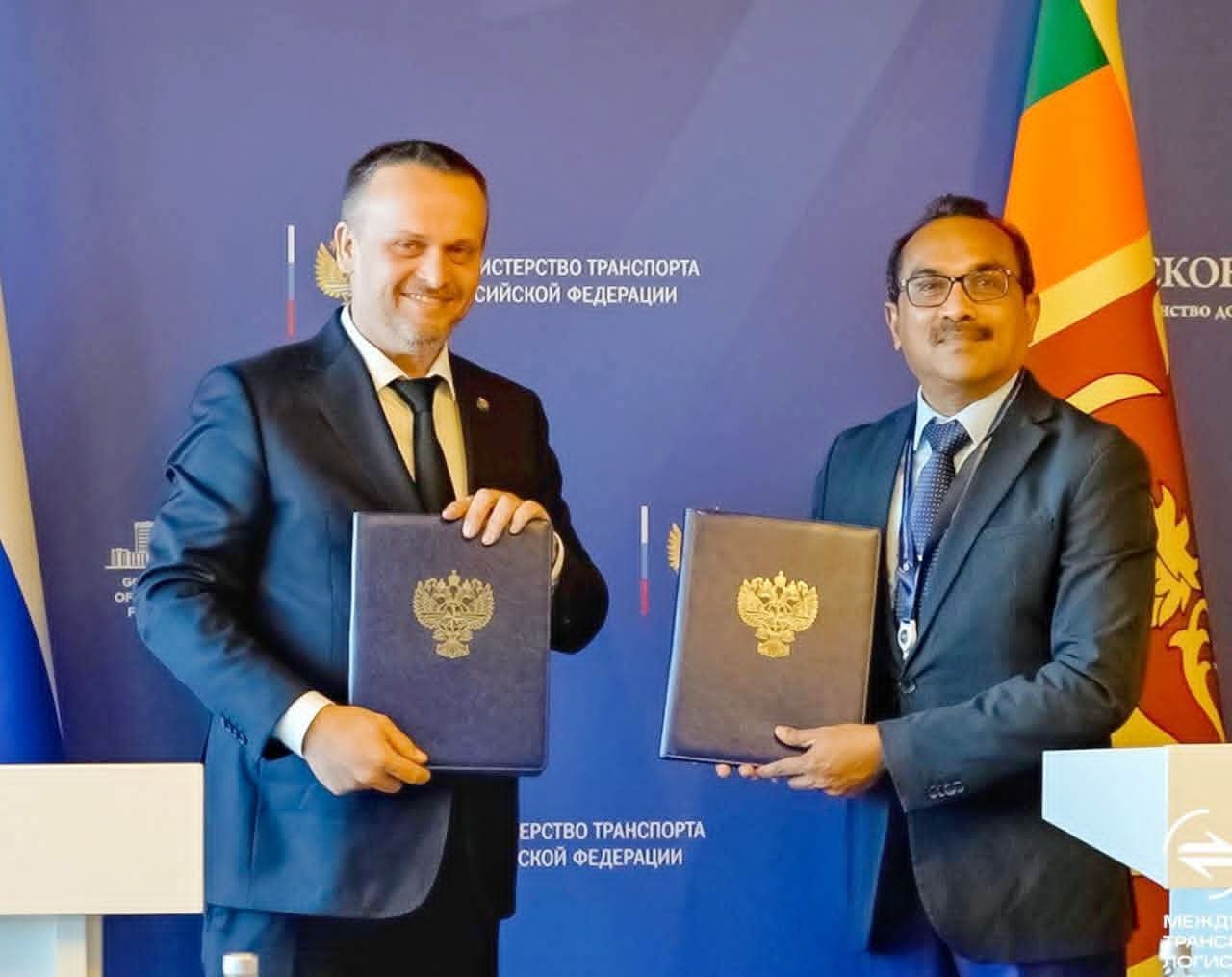 Sri Lanka and Russia Sign Transport MoU in St. Petersburg, Kelani Valley Line on Agenda