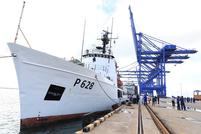 US-donated P628 patrol vessel arrives in Colombo; handover ceremony under President AKD