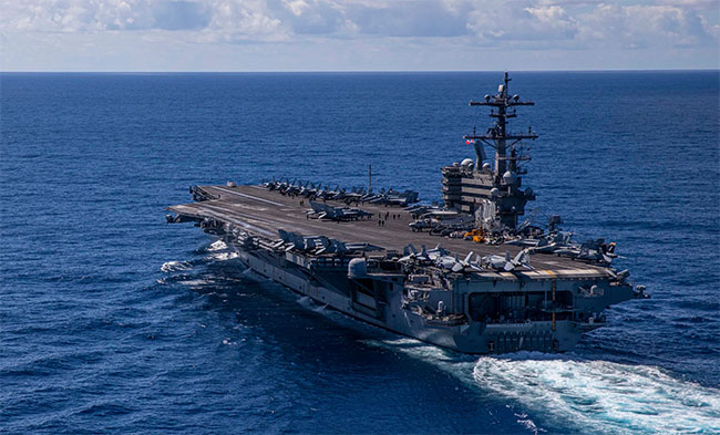 US Deploys Third Carrier USS George HW Bush Near Iran in 'Highly Unusual' Buildup