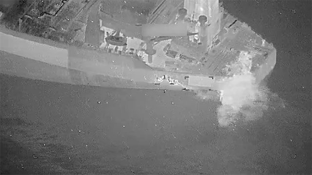 US fires Hellfire missile at tanker M/T Lexie, sixth ship disabled under Iran blockade