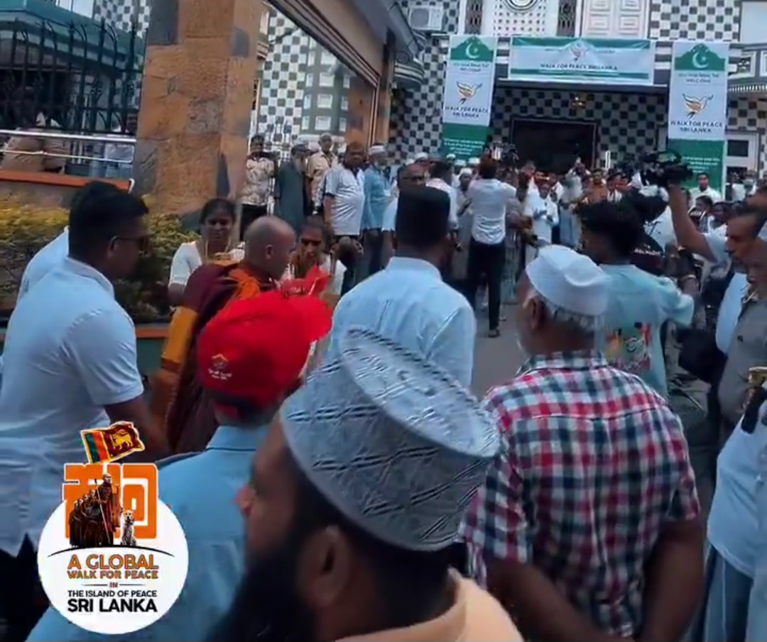Walk for Peace Reaches Kandy Mosque in Interfaith Moment