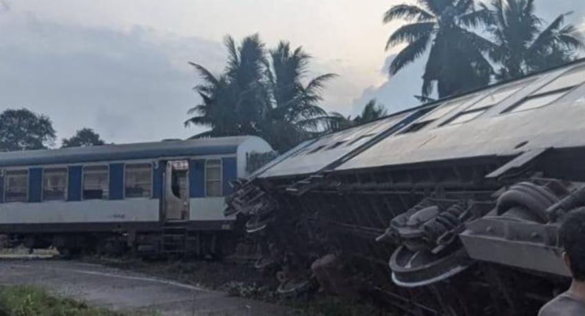 Wanawasala train derailment caused nearly Rs. 1.7 million in damage to railway track