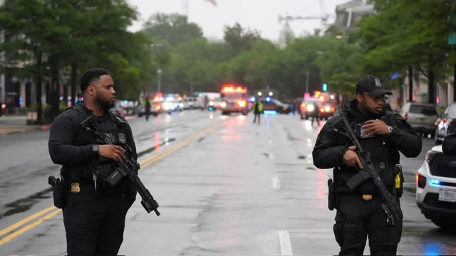 Gunman shot dead near White House after firing at Secret Service checkpoint