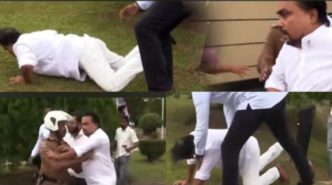 Police accuse Wimal Weerawansa of assaulting officer at war heroes memorial